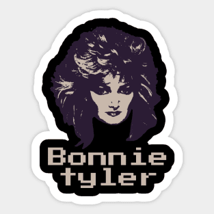 Bonnie tyler ||| 70s retro style Sticker